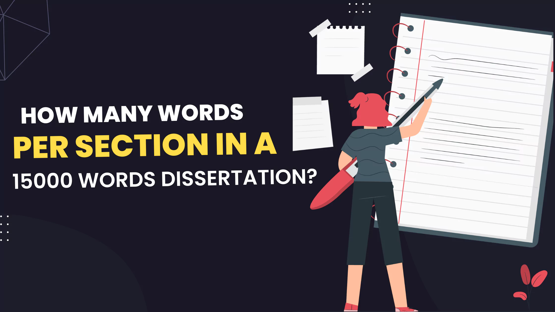dissertation how many words per section